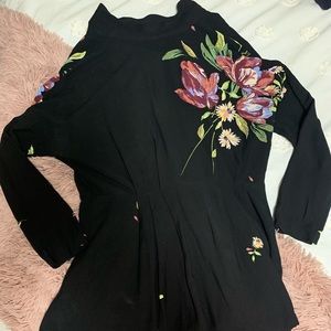 Free People open back mock neck tunic